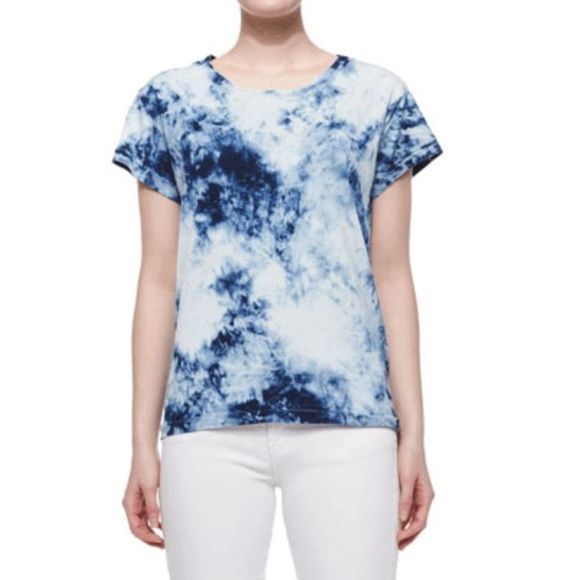 New Directions Studio NWT Tie Dye Blue Shirt size Large - Picture 1 of 8